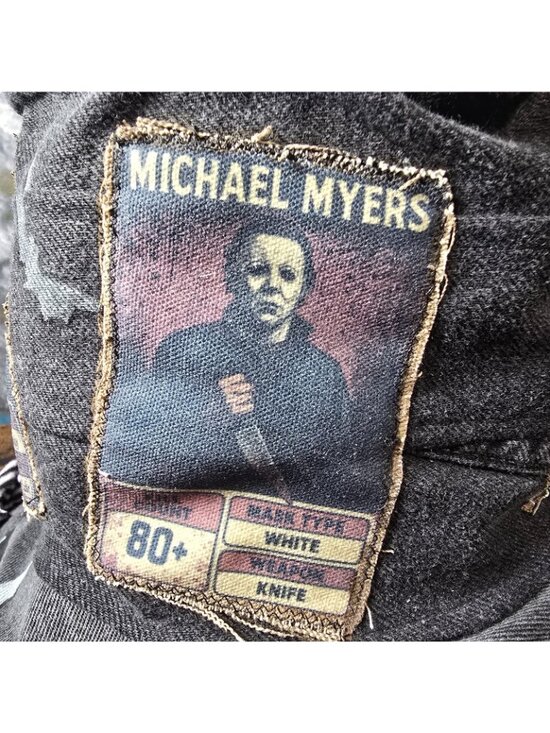 OOAK Handmade Boho Indie Top Hat Horror Movies Upcycle Adjustable M 22.5\